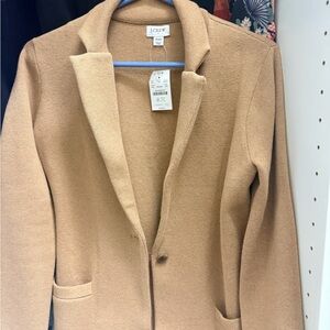 NWT J. Crew Women's Camel Blazer